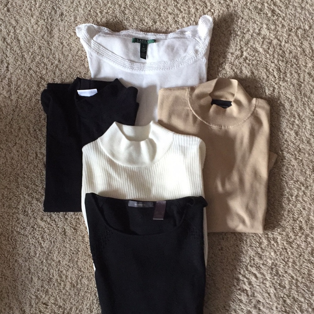 5 women”s size large tops